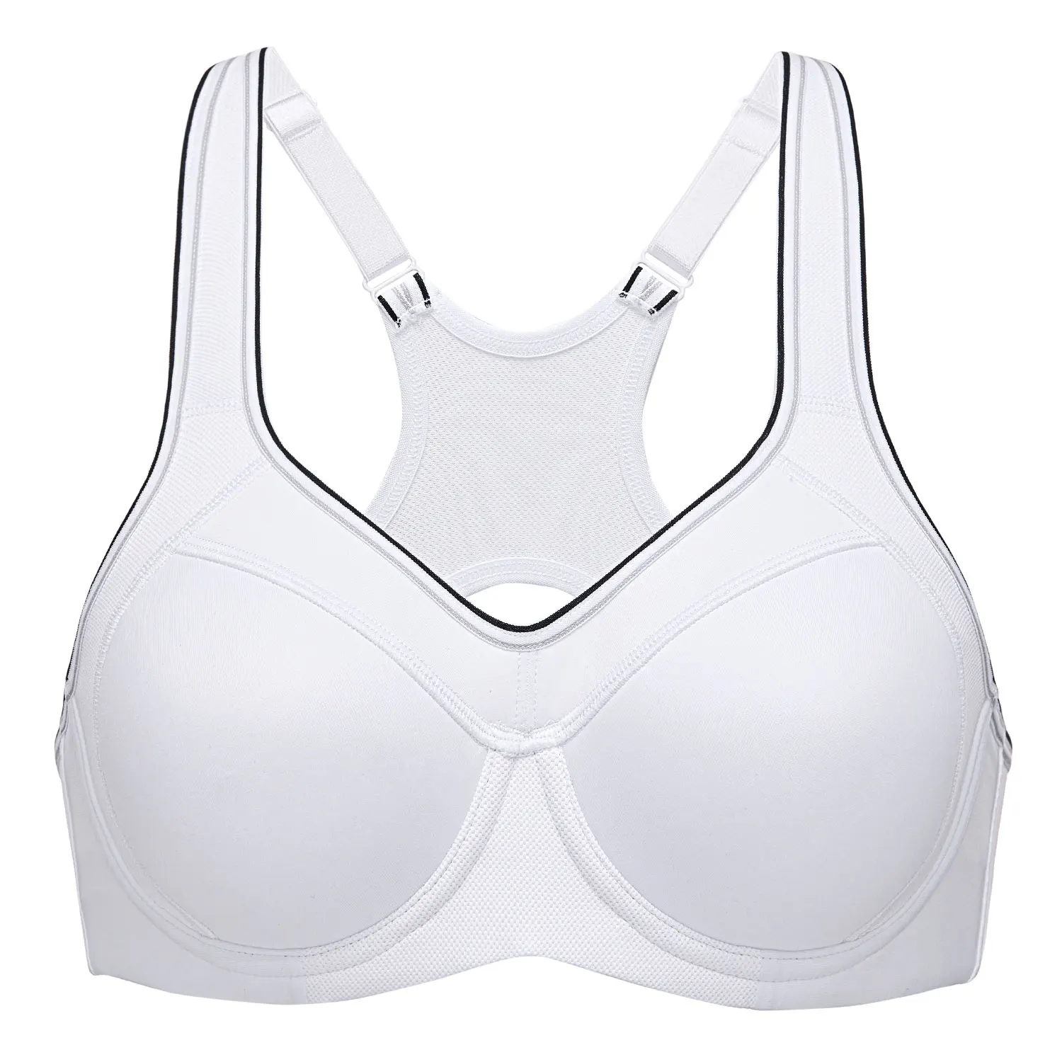 Bra Women High Impact Sports Racerback Underwire Lightly Pad Support Workout Tops Fitness Sportswear Underwear Brassier