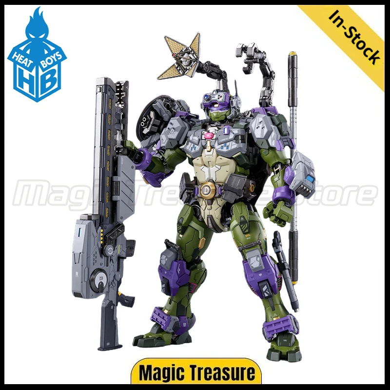 

【MT】In Stock HeatBoys TMNT Donatello Action Mecha Model Toy Gifts