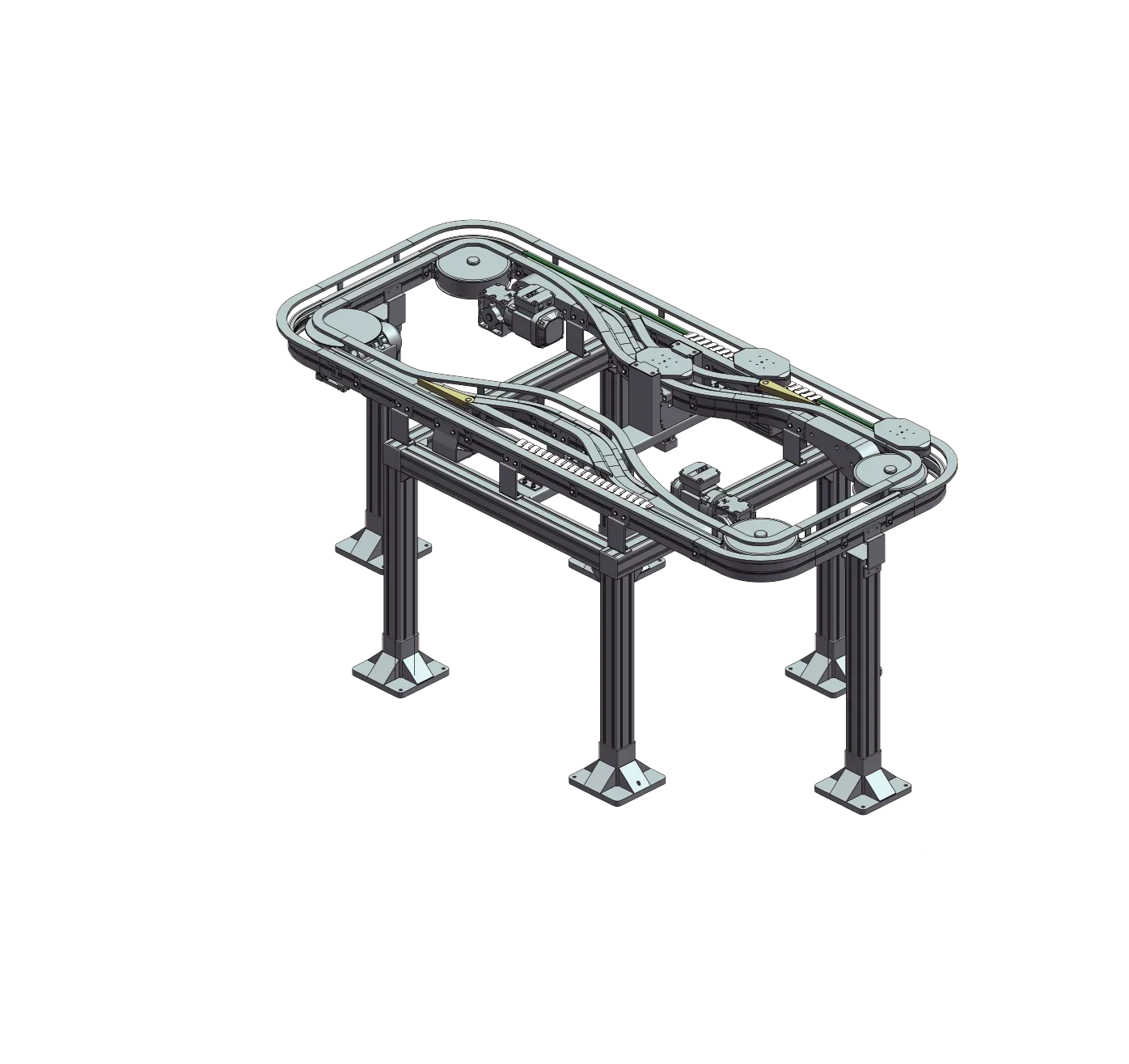 

YA-VA Hot Sales Conveyor Components 140mm width Idler End Parts End conveyor drive unit