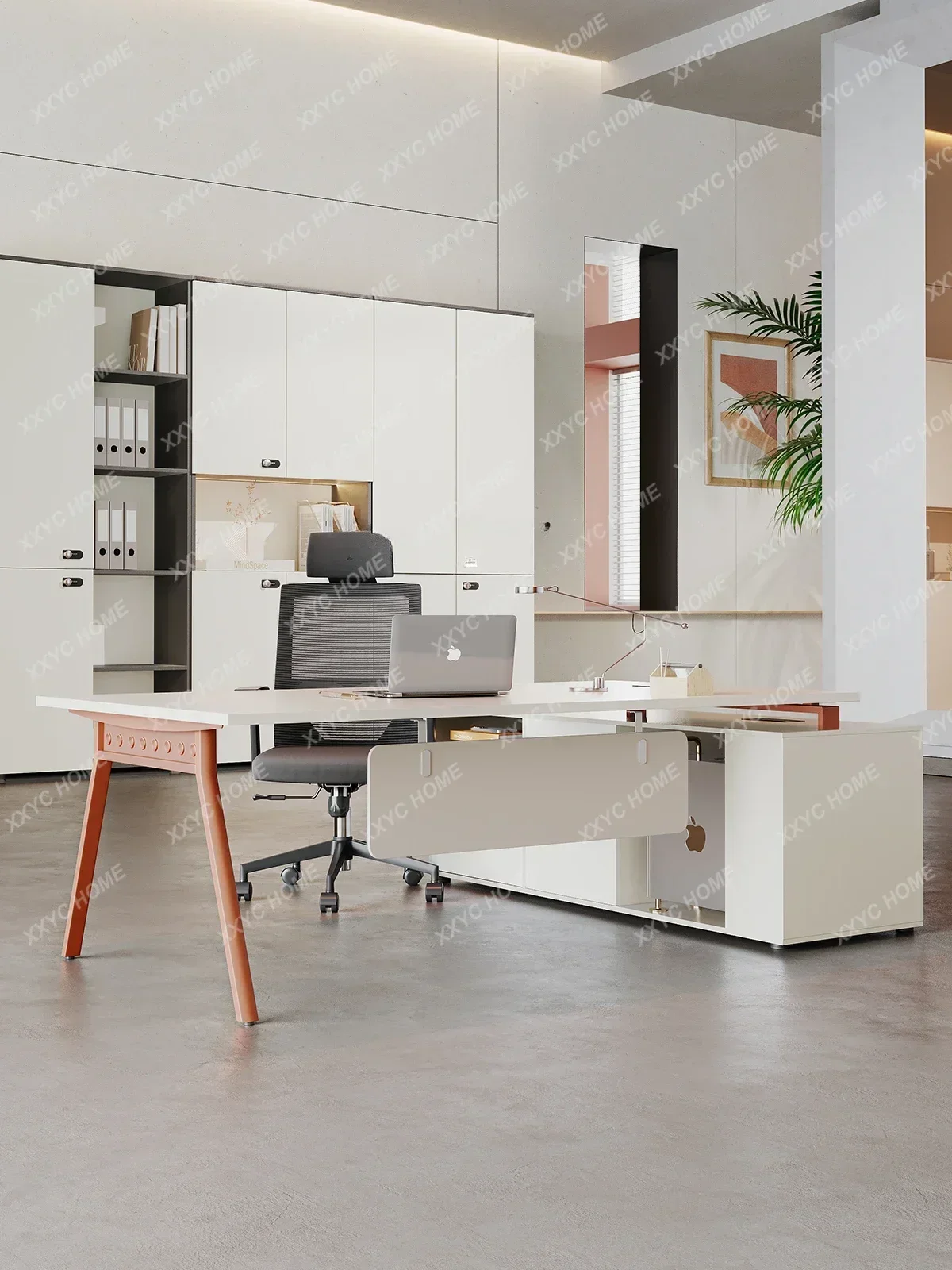 Boss Desk Simple Modern Office Desk for Boss Single Office Desk Manager Office  Chair