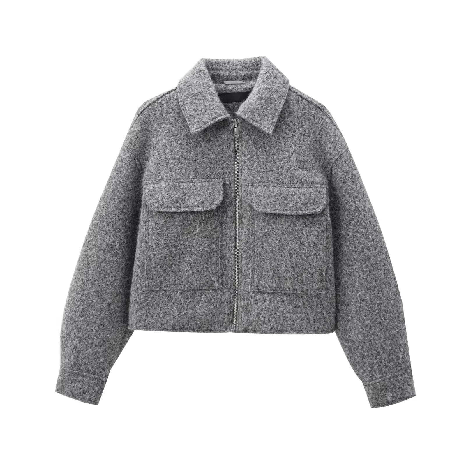 JNLEAOG Autunno delle nuove donne Faion Design Sense Bead Skin ort Jaet Cappotto 30288 Fibra di poliestere Ladies ort Capispalla