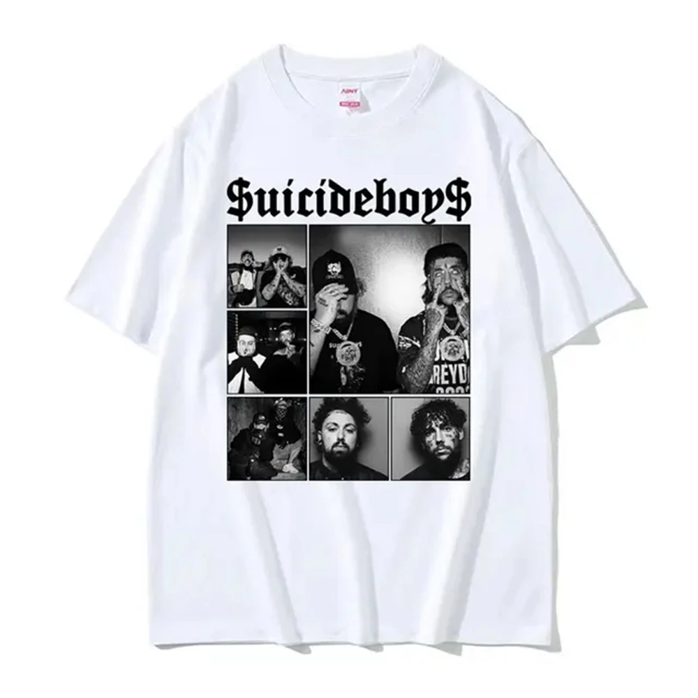 

Fashionable Pure Cotton Suicide Boy Era Journey Graphic T-shirt for Women's Wear, High Quality, Global Bestseller