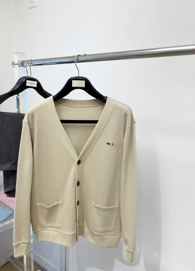 2025 men's autumn and winter boutique wool cardigan, with delicate and soft touch, size M-3XL