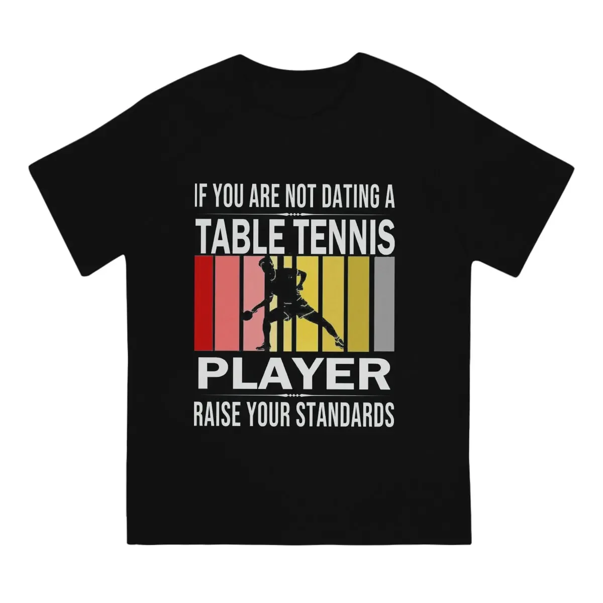 Table Tennis Men's TShirt Indoor Sports Table Tennis Fashion T Shirt Original Sweatshirts Hipster