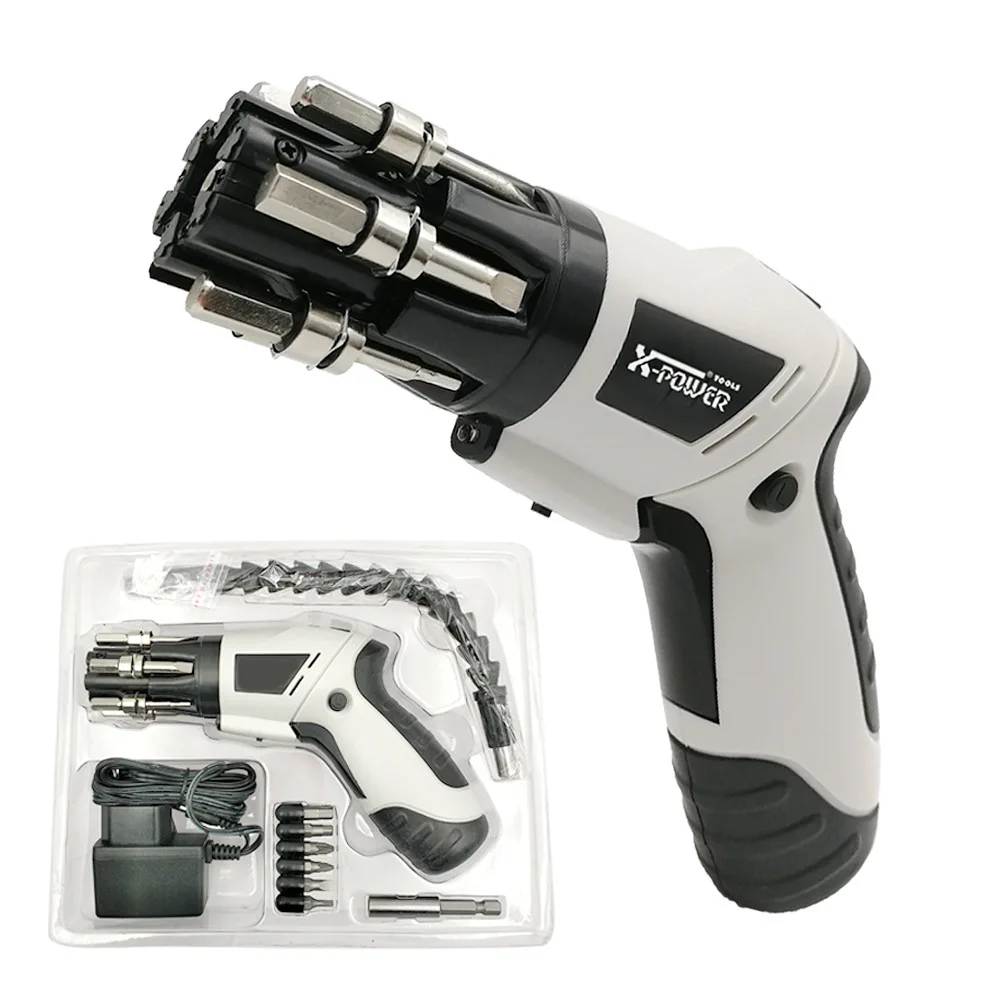 hit productElectric Drill Cordless Screwdriver Deformed Lithium Battery Power Tool Small Mini Electric Screwdriver