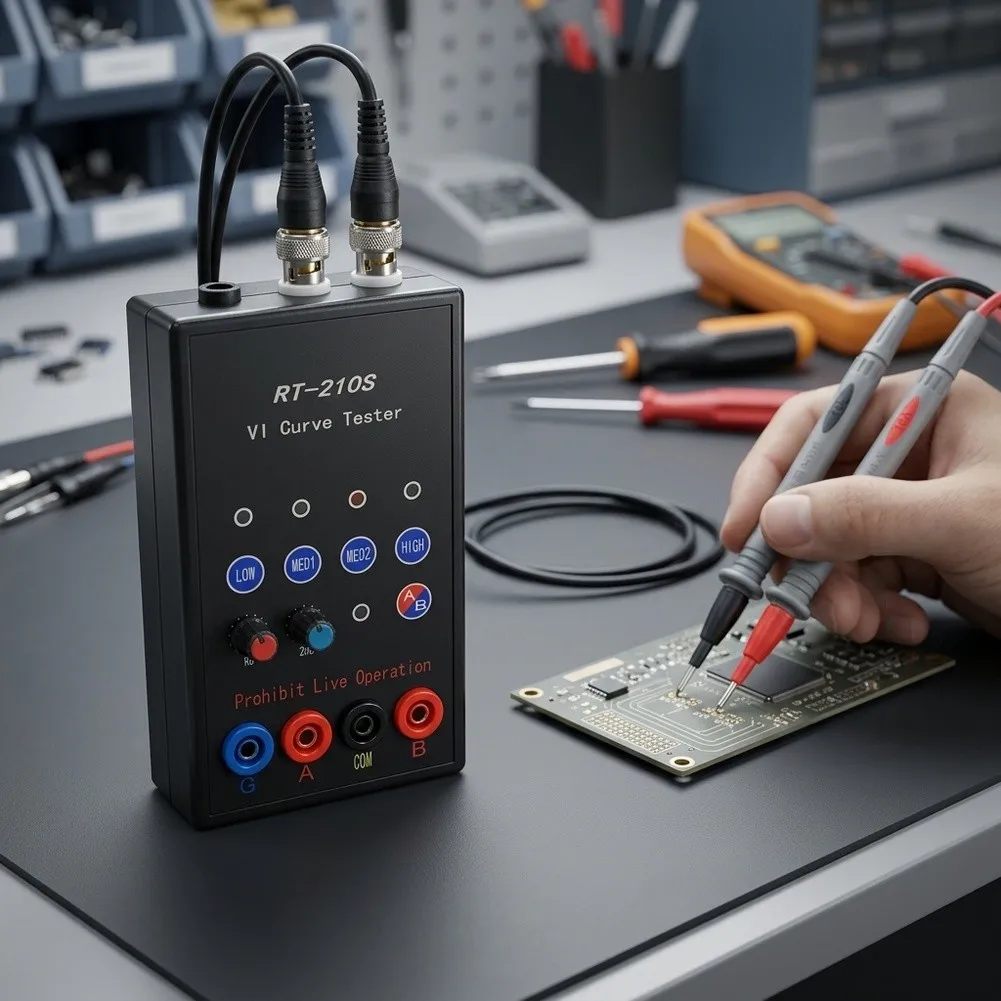 Analog Signature Analyzer Dual Channel Analyzer 270g Tool Meter Lightweight Design Versatile Testing Capability