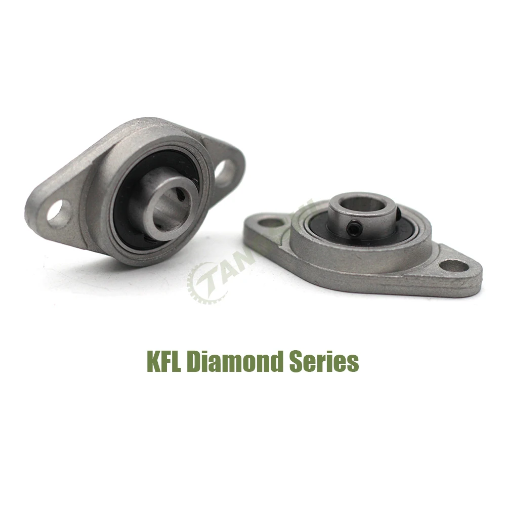 1pcs 아연 합금 베어링 베개 블록 장착 지원 보어 8mm ~ 35mm 유형: Kp08 Kp000 Kp001 Kp002 Kp003 Kfl08 Kfl004 Kfl005 Kfl006