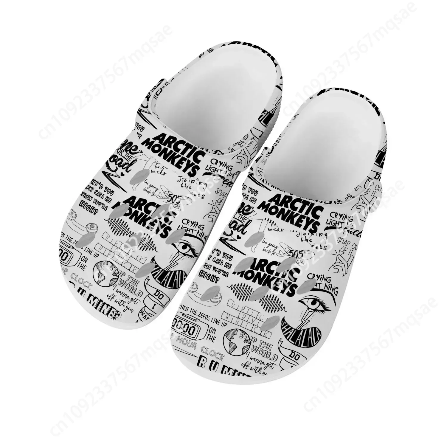 

Arctic Monkeys Rock Band Pop Home Clogs Custom Water Shoes Mens Womens Teenager Shoe Garden Clog Breathable Beach Hole Slippers