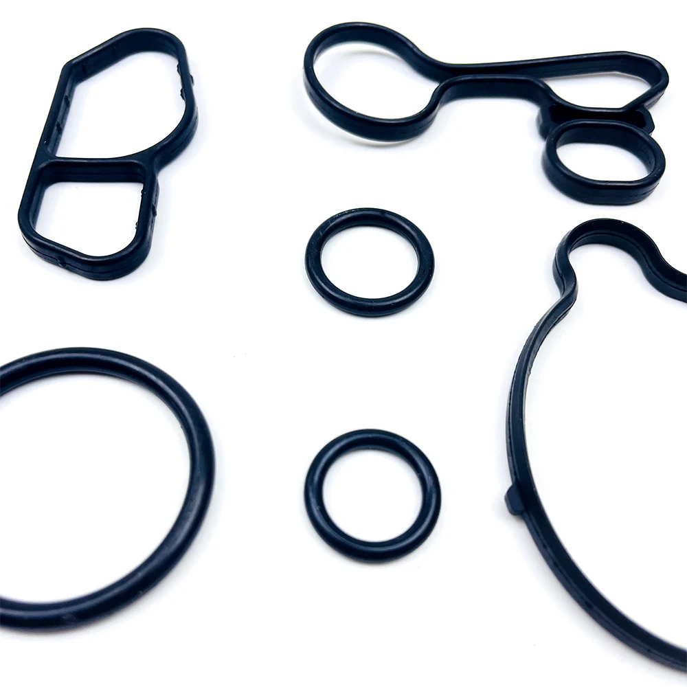 Engine Oil Cooler Repair Kits Gaskets Seal Ring For Chevrolet Cruze Sonic Trax Buick Encore Car Accessories 55566784  55565385
