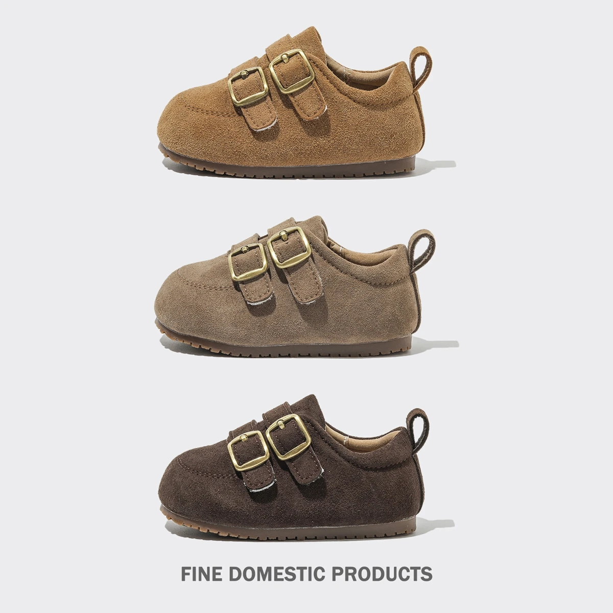 Kids Genuine Leather Shoes for Baby Girls & Boys - Spring Autumn Casual Soft Sole Non-Slip Comfortable Infant Toddler Footwear
