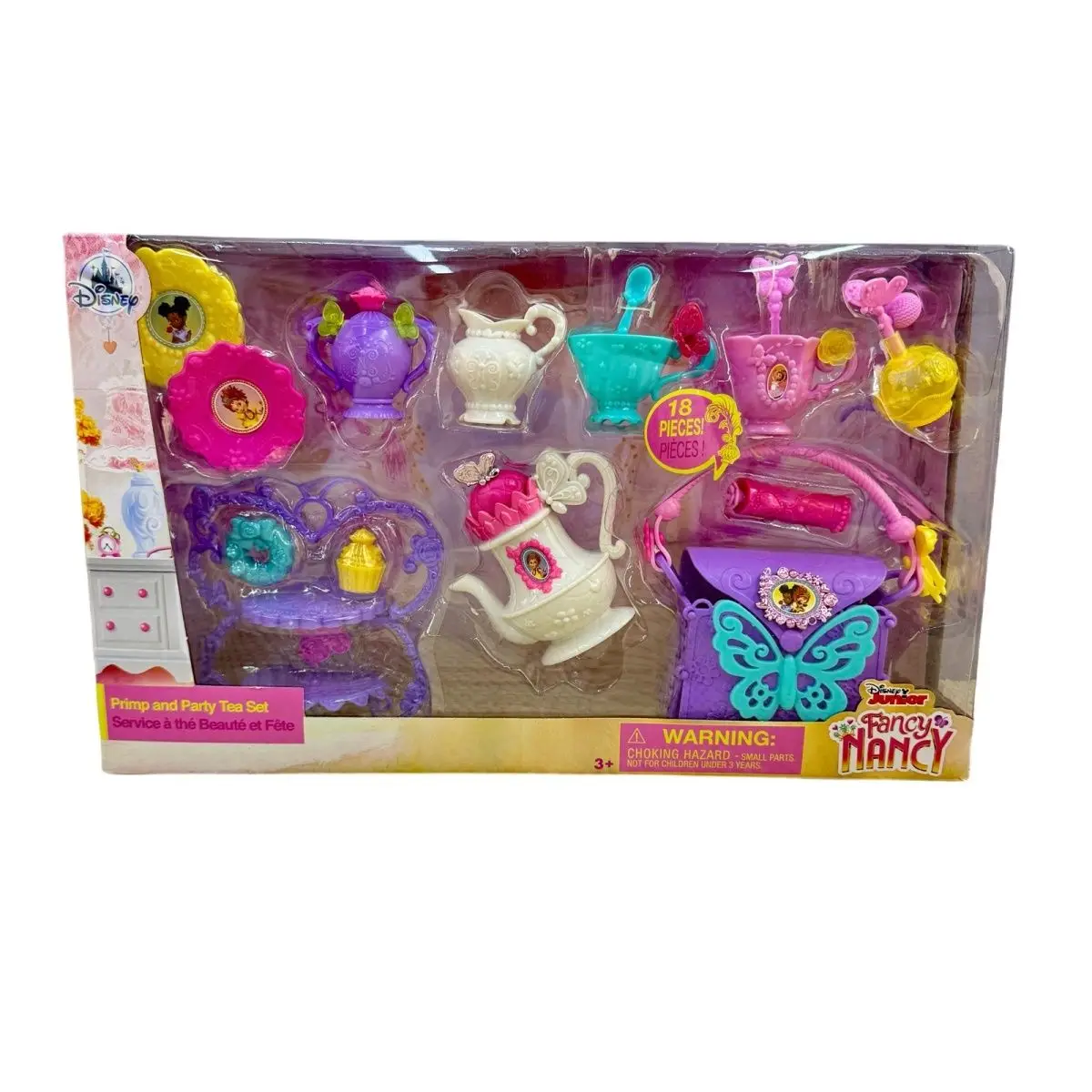Maison de jeu pour filles, poupées raiponce Ariel Nancy princesse Elsa, ensemble de jouets pour le thé de l'après-midi