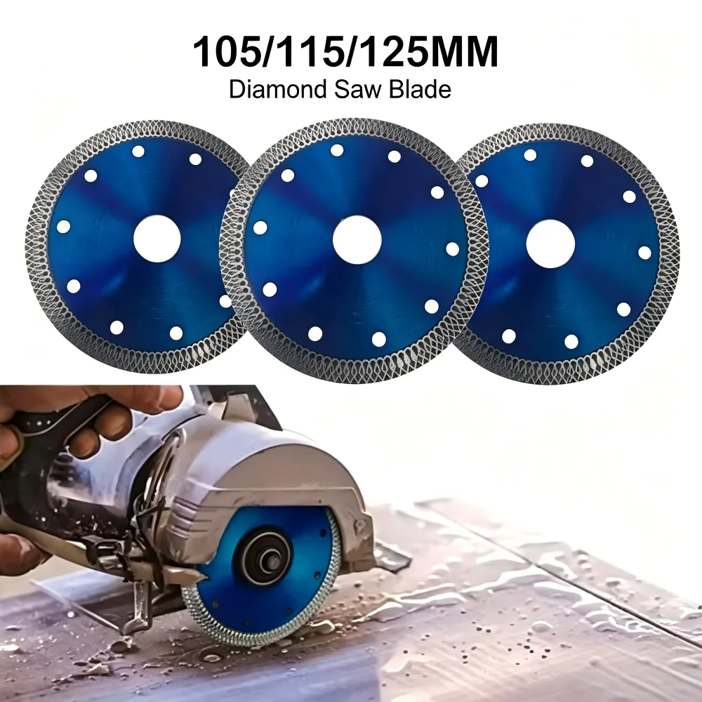 105/115/125mm Turbo Diamond Saw Blade Super Thin Cutting Disc for Tile Marble Granite Ceramic Porcelain Angle Grinder Cutting