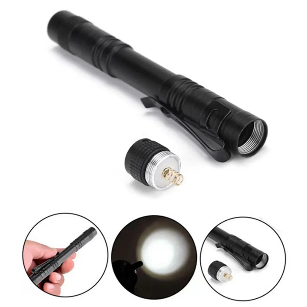 10 Pcs Led Zaklamp Pen Licht Mini Draagbare 1000 Lumen 1 Switch Mode Led Zaklamp Voor De Tandarts En Voor camping Wandelen