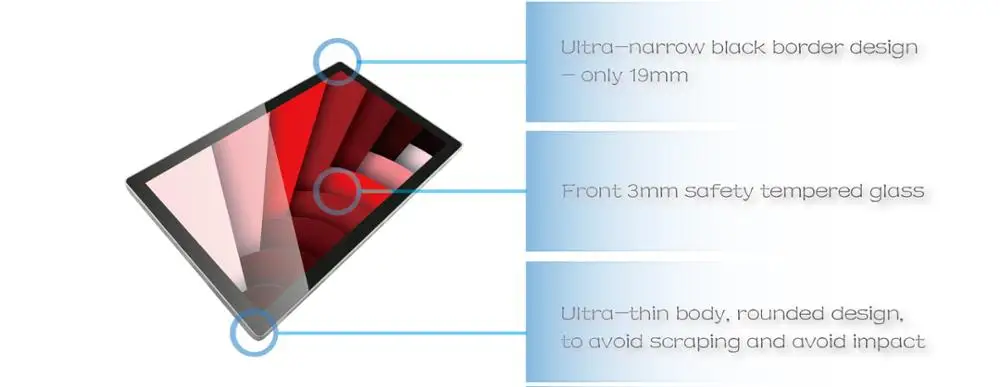 Carro TV24 Polegadas Tft Lcd Monitor de TV para carro com VGA