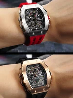 TSAR BOMBA New TB8204 Watch for Men Japan Quartz Chronograph 50M Waterproof Wristwatch Fashion Sport Clock Male Luxury Mens Gift - Image 6