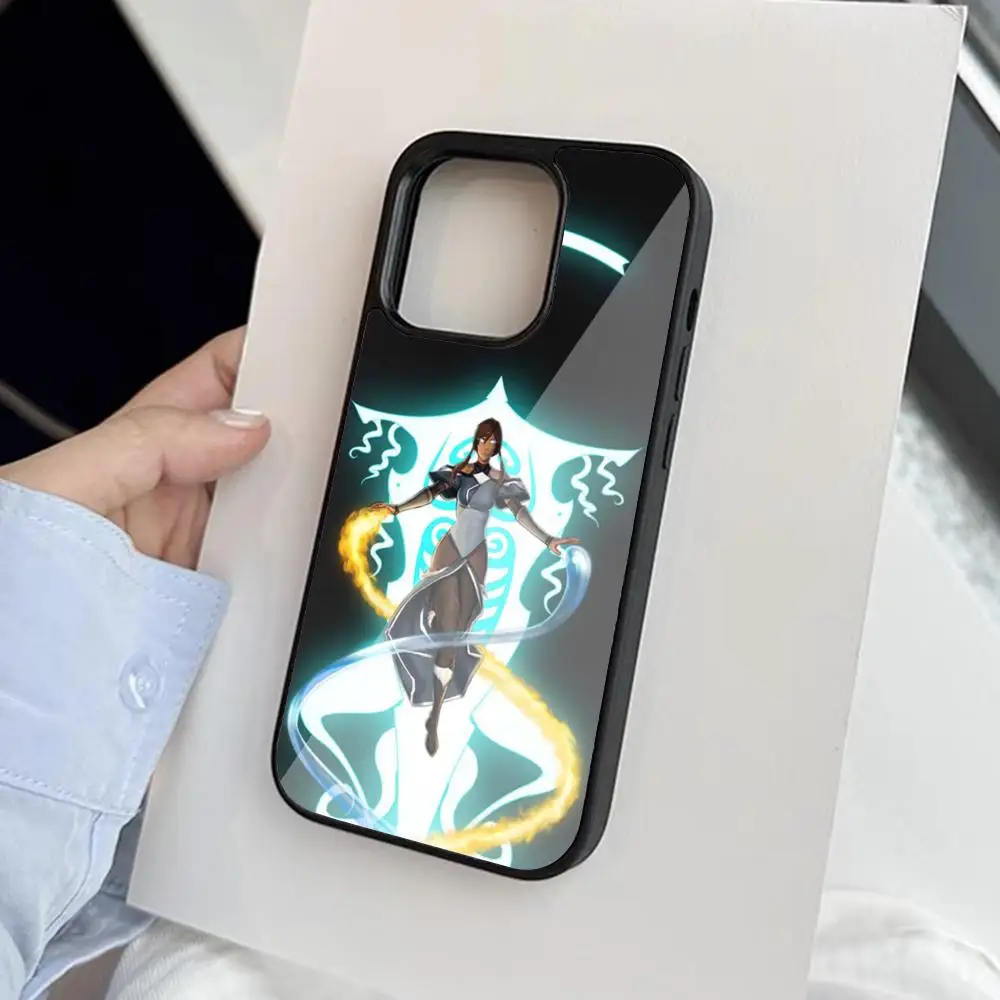 Avatar-The-Legend-Of-Korra-Anime Phone Case For Iphone 15 14 13 12 11 Pro Max Mini 8 Plus Se Xr X Xs 2020 PC+TPU Cover