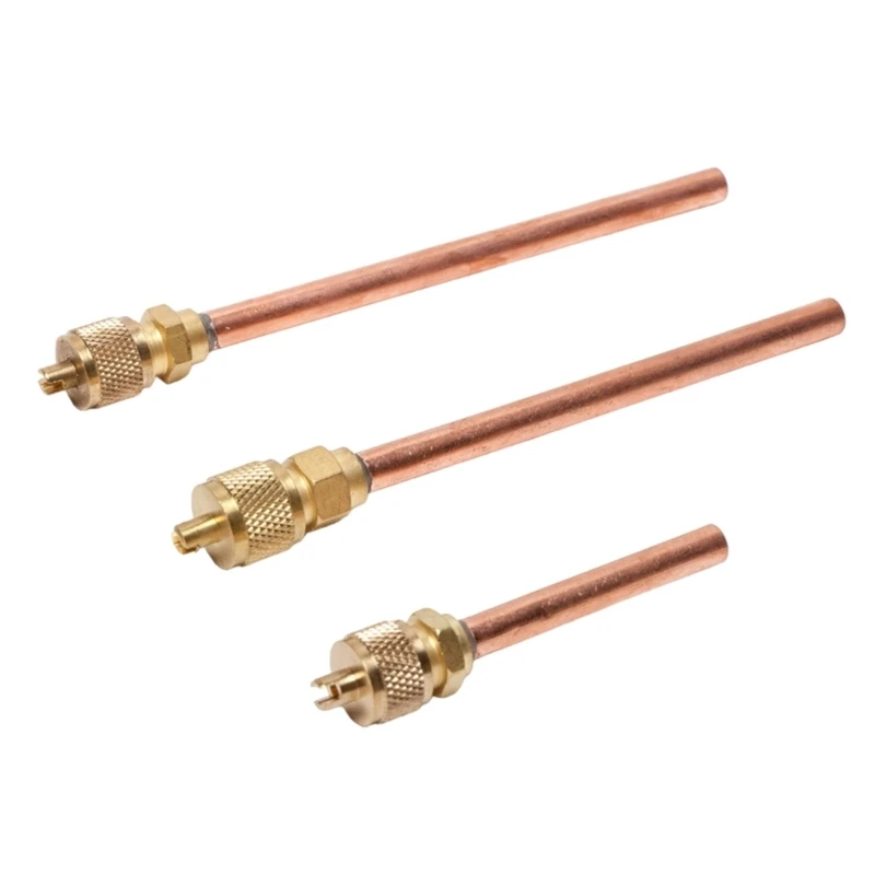 Vannes d'accès à réfrigération à climatisation, Service à tige 1/4 pouces, 10 pièces