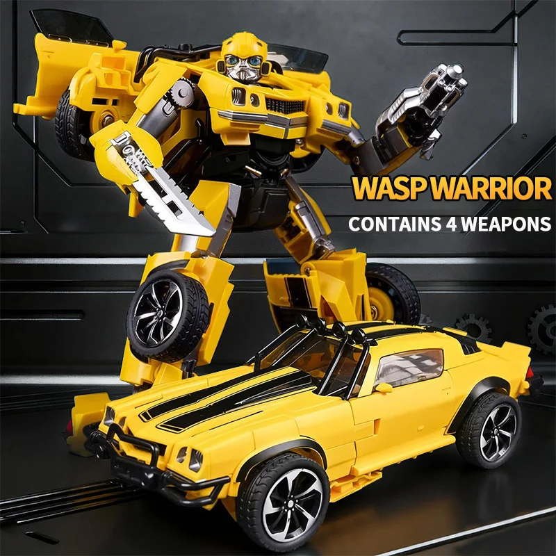 Ruihe Toys Bumblebee Birthday Gift Alloy Edition Transforming Mecha Model Car Robot King Kong