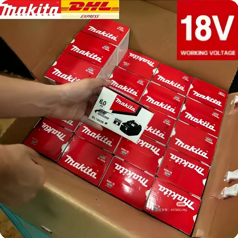 

Original Makita✔✔ 6Ah Makita 18V Battery BL1860B BL1840 BL1830B BL1850B BL1850 BL1860 BL1815 Replacement Lithium Battery✈