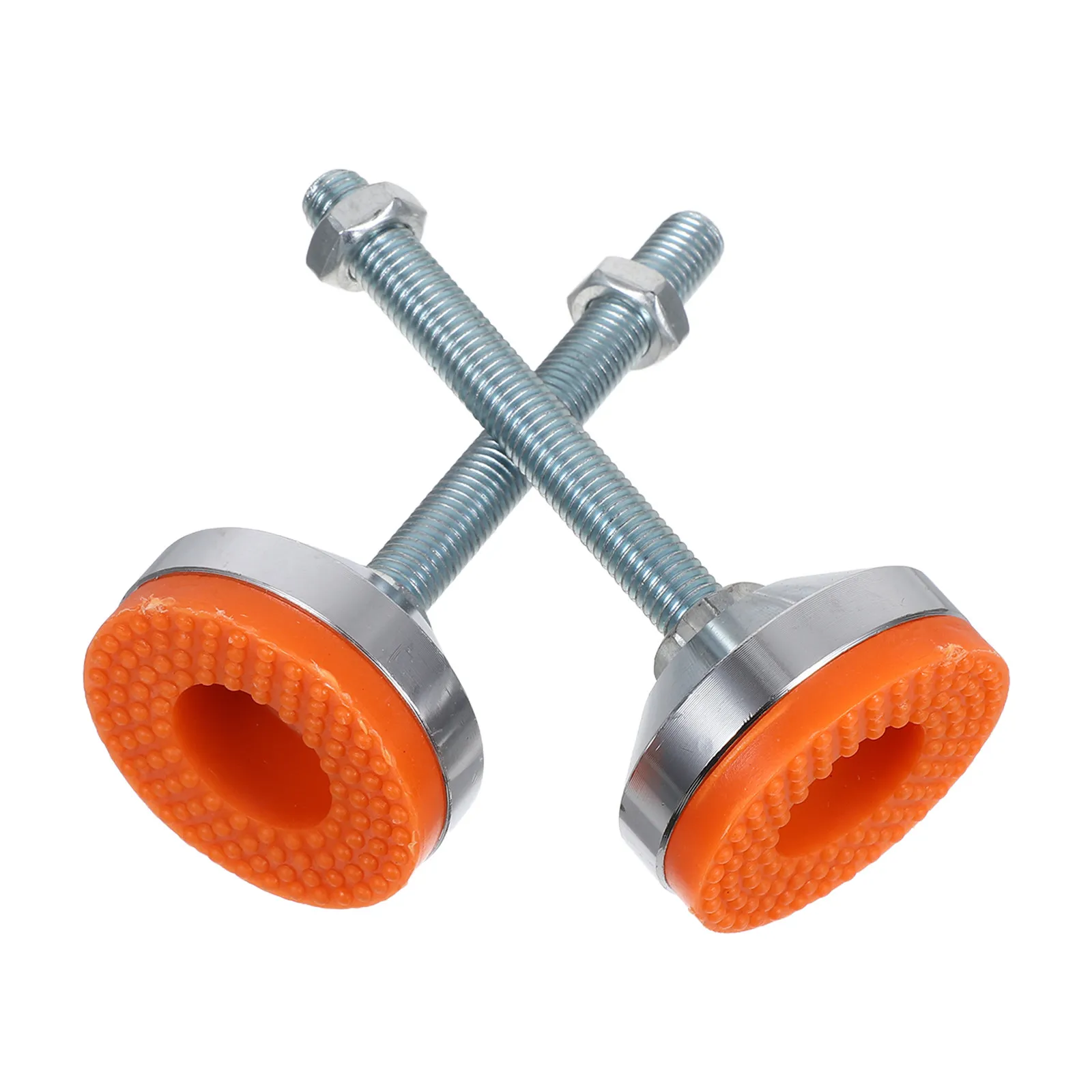 2Pcs Heavy Duty Machine Levelers Adjustable Swivel Base Legs for Workbench Cabinet 12Mm Threaded 60Mm Diameter Anti-Slip Heavy