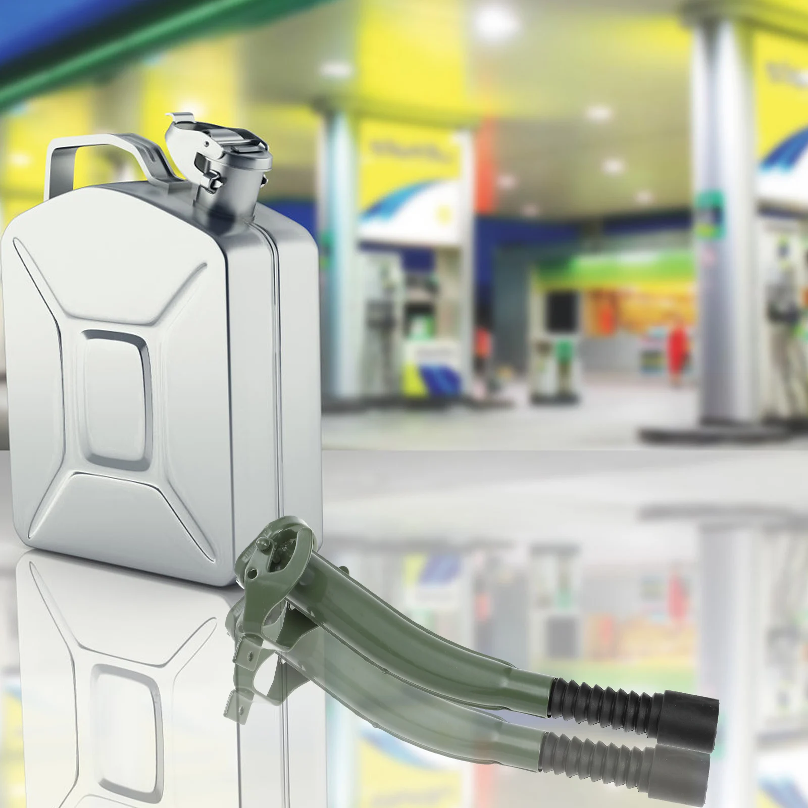 

Sturdy American Oil Drums Tube Fuel Hose Gas Can Spouts Refueling Barrels Tube Oil Guide Tank Car Refueling Durable Heat