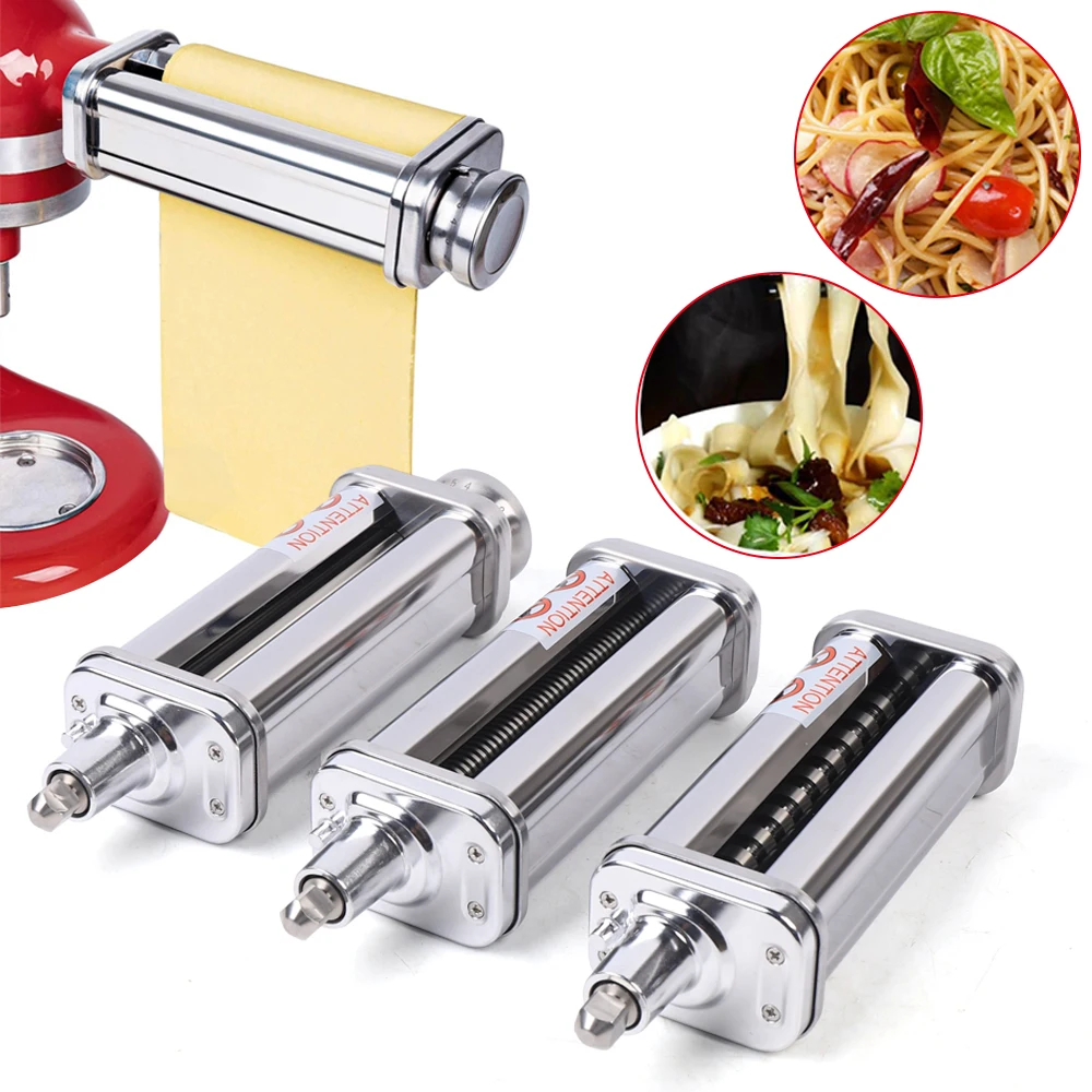 8-dikte pastamixeropzetstuk Pastablad Roller Spaghettisnijder Pastasnijder Metgezelenset Standaard voor KitchenAid