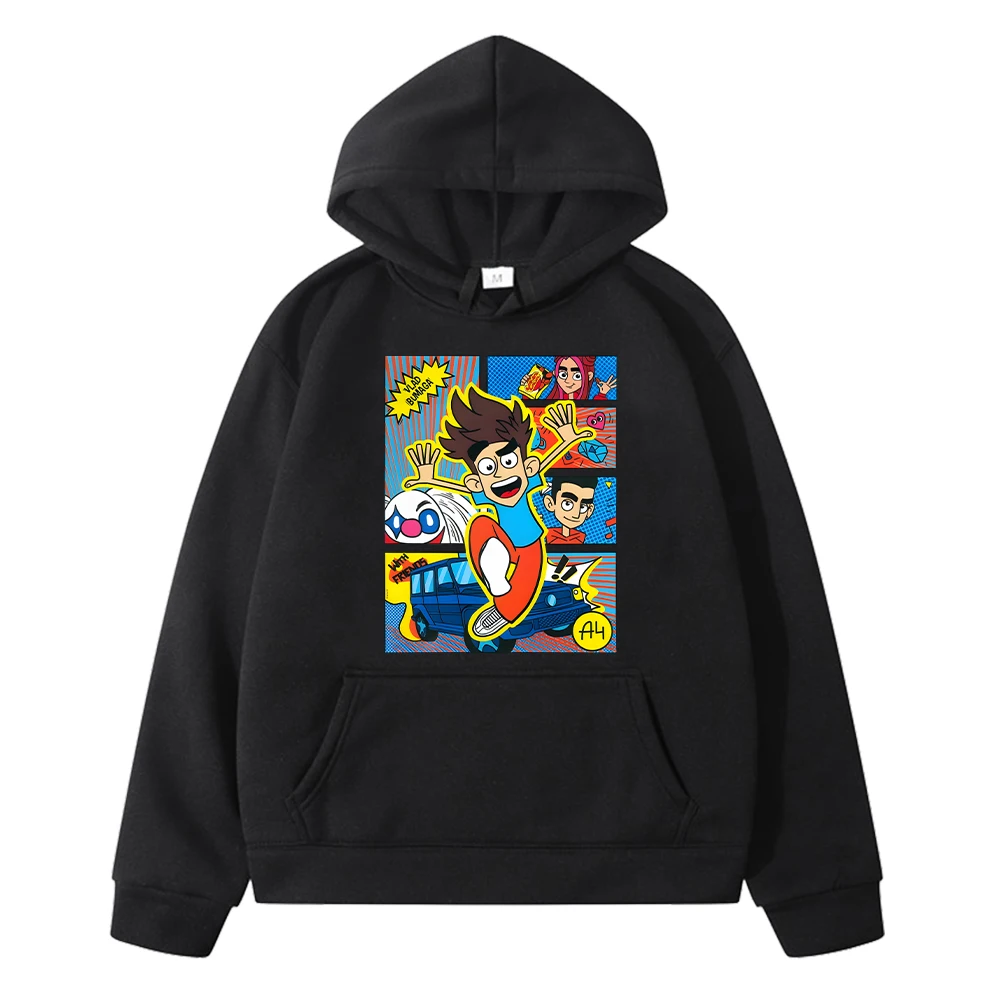 Влад a4 Бумага with hood Jacket Fleece Sweatshirt boy pullover Merch A4 Lamb Autumn anime hoodie y2k sudadera kids clothes girls