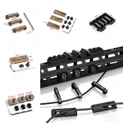 Guía de cables táctico M-LOK – Clip organizador para linterna 20mm