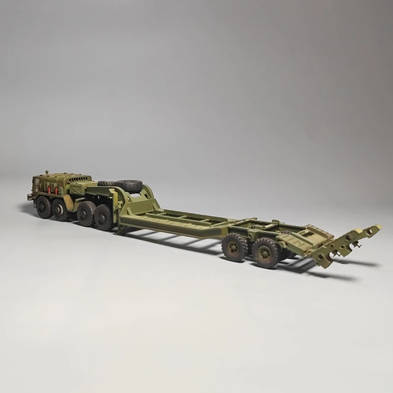 PVC Plastic 1:72 Scale Military MAZ-537G Tank Trailer Toys Cars Model Classics Adult Collection Souvenir Gifts Static Display