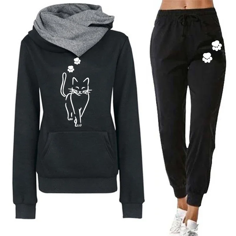 Comfort Casual Hot Sale Herfst Winter Buitensporten Dagelijks Dames trainingspak Hoodies Sweatshirts uit één stuk Joggingbroek Joggen