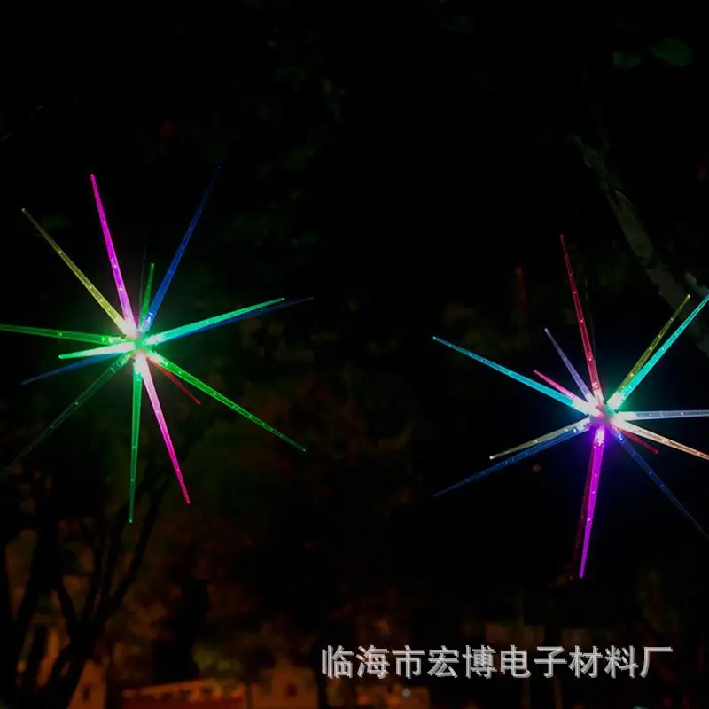 LED explosion star battery box indoor and outdoor flowing water horse lantern string lights