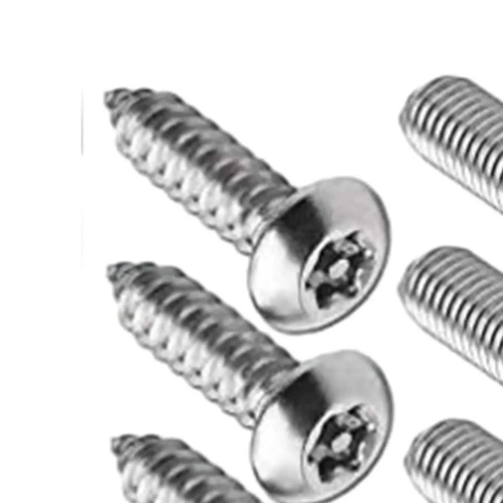 Stainless Steel License Plate Screws Set Rustproof Car Tag Plate Mounting Hardware Auto Security License Plate Screws Parts