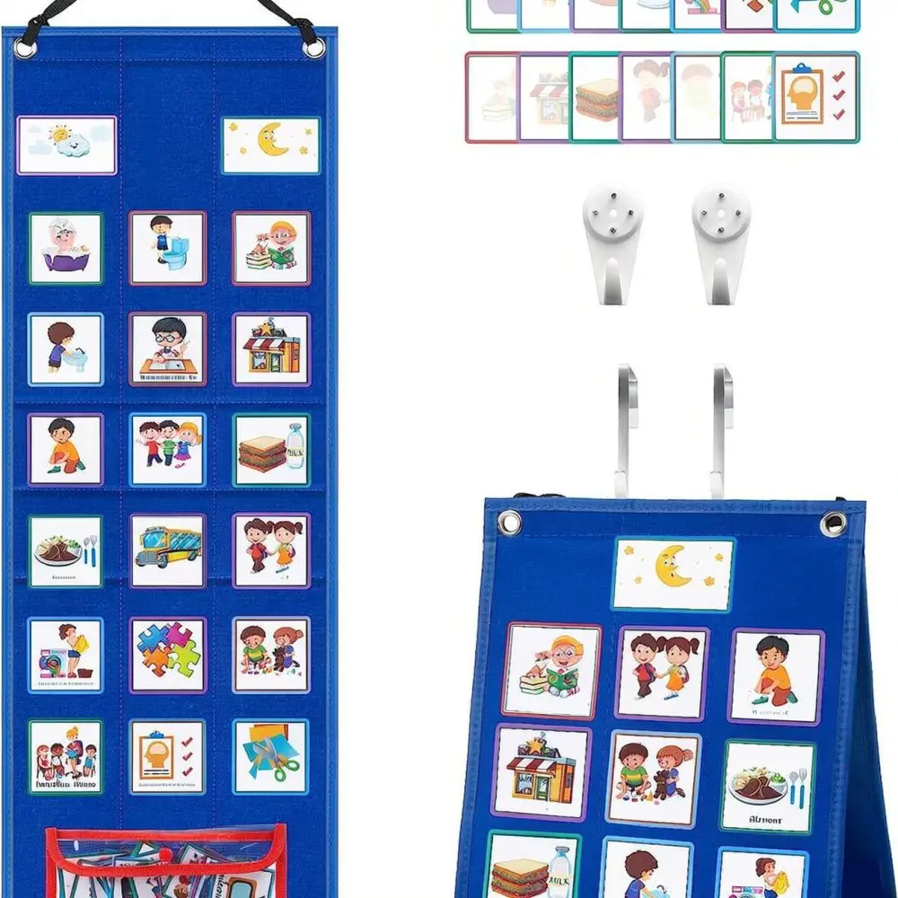 Kids Visual Routine Chart Daily Task Calendar Classroom Educational Tool Behavior Management Learning Organizer