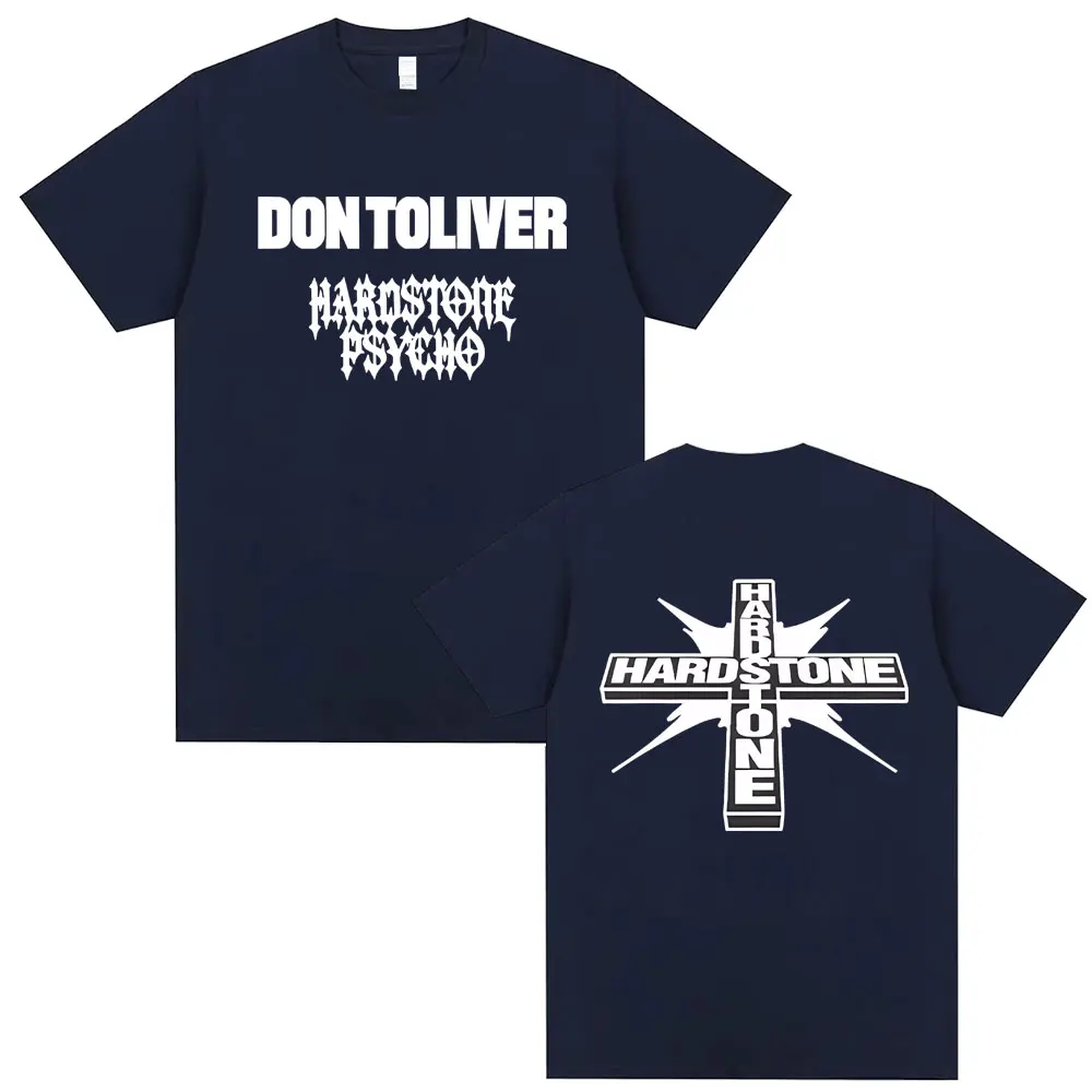 Hot Sale New Rapper Don Toliver Hardstone Psycho T Shirts Men Women Hip Hop Rock Oversized Streetwear Men's Pure Cotton T-shirt