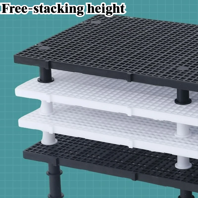 Multi-purpose Aquarium Bottom Filter Grid Plate Cuttable Fish Tank Filter Media Divider Isolation Pad for Turtle Tank
