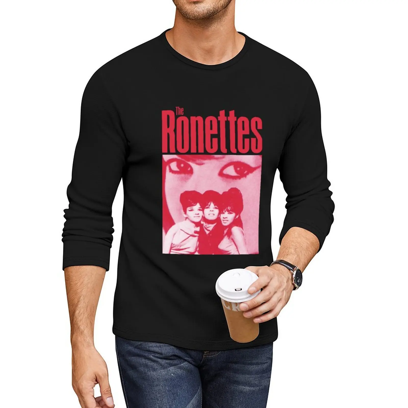 THE RONETTES Long T-Shirt animal print shirt for boys custom t shirt boys t shirts mens white t shirts