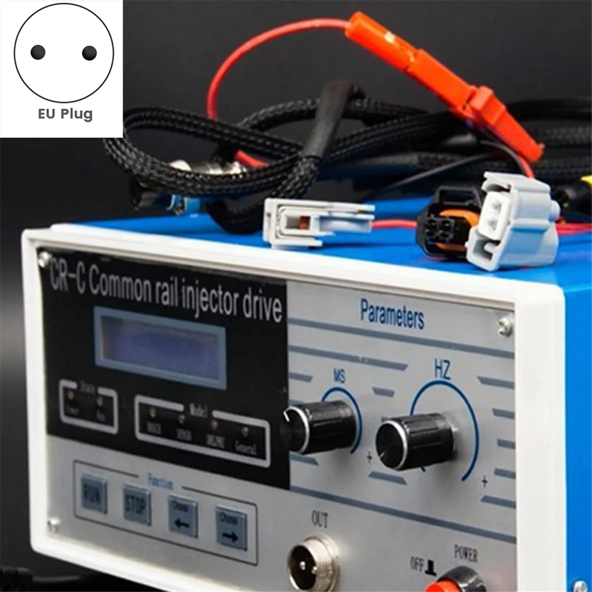 

A47ZZ CR-C Diesel Common Rail Injector Tester for Bosch Denso and Delphi Fuel Injector Testing Repair Device EU Plug