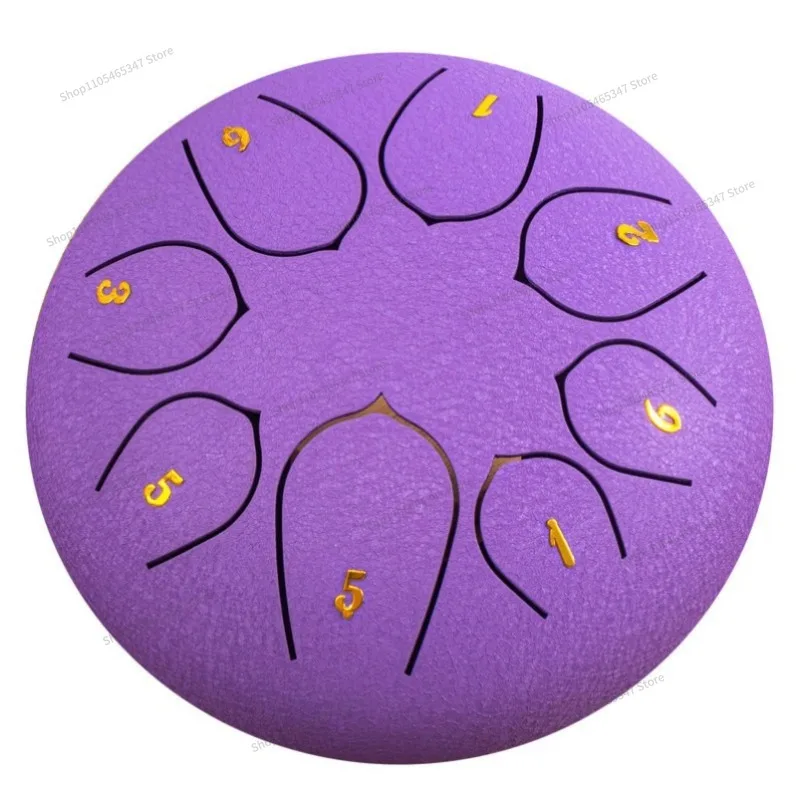For 6/10/12 Inch 8-15 Tone, Beginner Hand Disc Rain Drum, Parent-child Casual Percussion Instrument