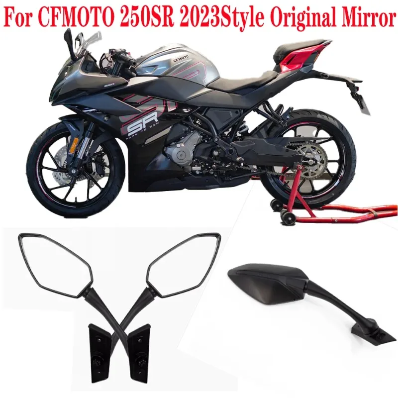 

Motorcycle Rear View Mirror Moto Accessories Motorbike Side Mirror for CFMOTO 250SR CF250-6A-6B-6C-6D 20-24 Easy Installation