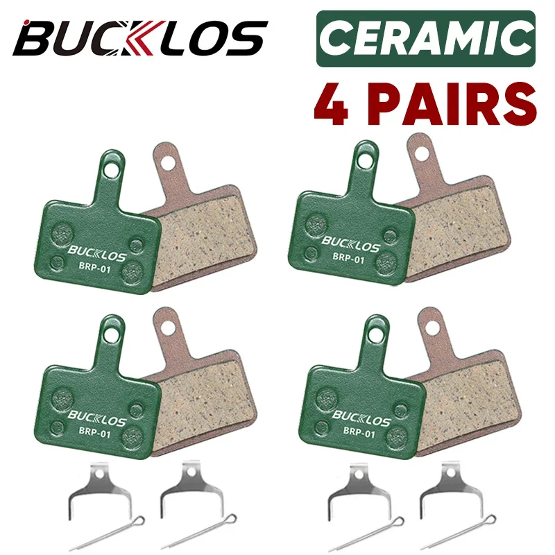 Keramische Remblokken BUCKLOS MTB Fiets Hydraulische Schijfremblokken Voor SHIMANO MT200 B01S B05S Weg Mountainbike Remblokken Disc Deel