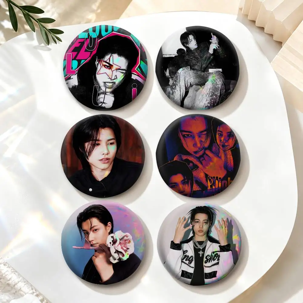 Hip Hop Style Louis LNGSHOT  Badges Creative Tinplate Button PinsBrooch Badge Clothes Backpack