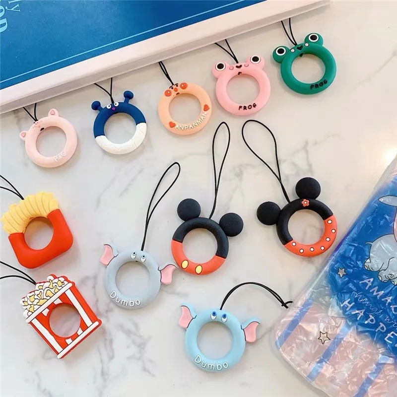 Wrist Straps Hand Lanyard Silicone Charms for airpods Mobile Phone Camera Keys Cord Chain Cute Lanyard Keychain Keycord Hanging