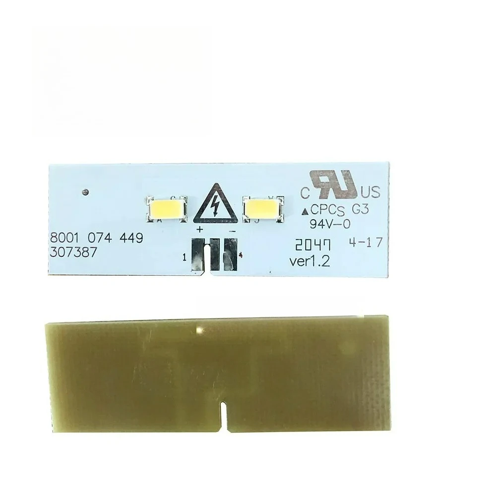 1Pcs Refrigerator Freezer Accessories 8001 074 449 307387 8001074449 307387 LED Light Srip Board For Siemens Bosch Refrigerator