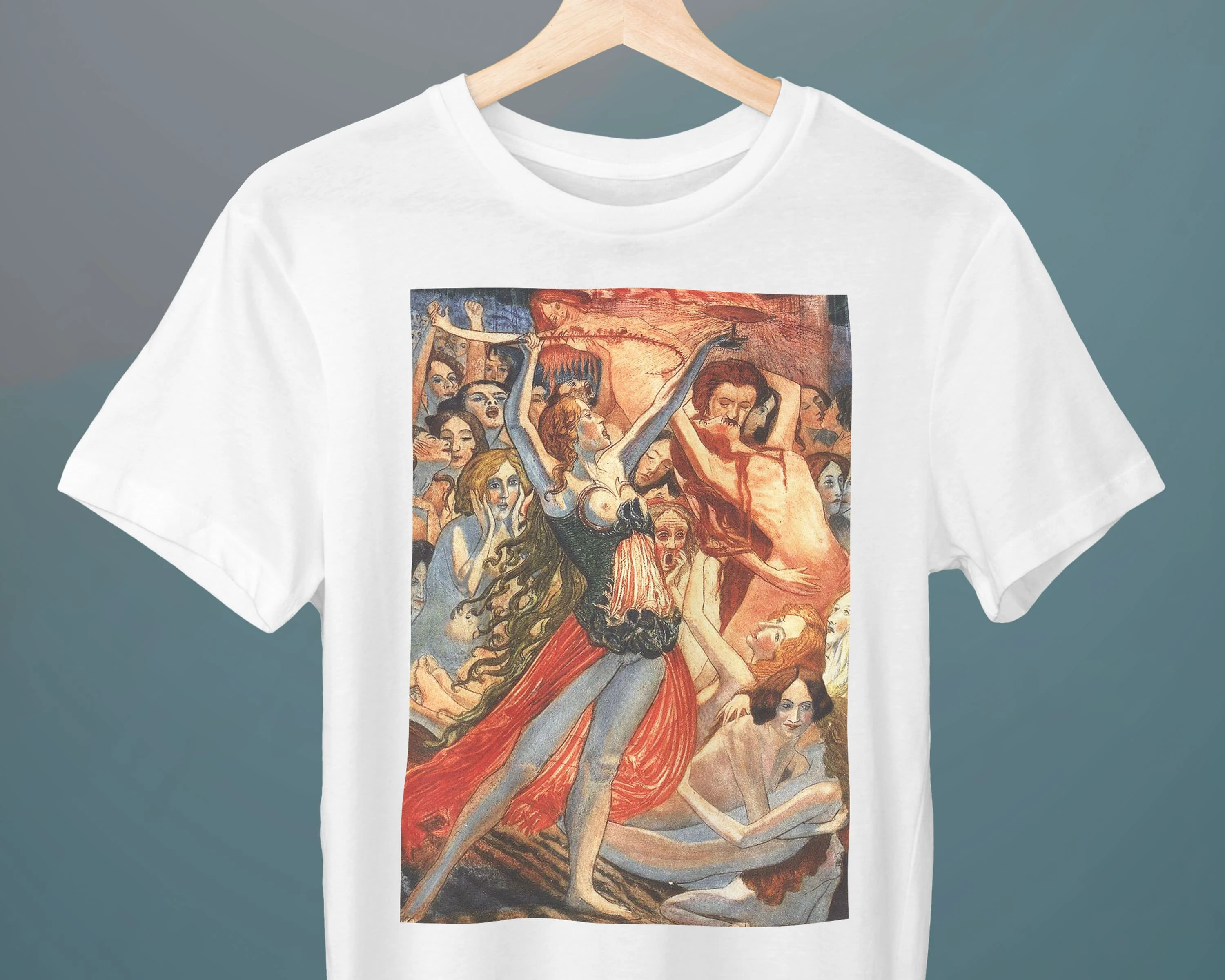 Femmes Damnees Damned Women Carlos Schwabe Unisex T-shirt