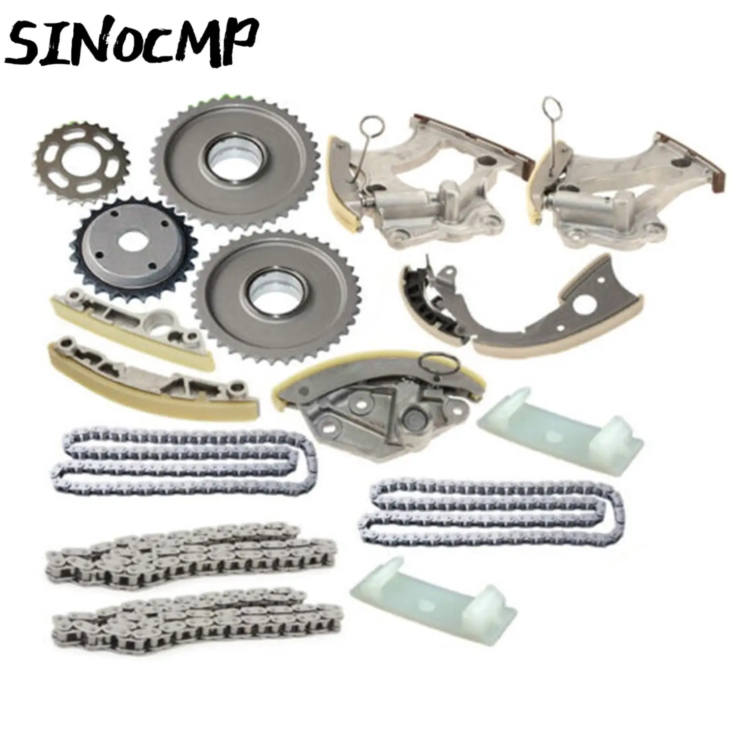 

1 комплект цепи ГРМ TOUAREG для AUDI A6 C7 A7 A8 Q5 Q7 S5 VW 3.0T V6 с шестернями 2012-2016, компоненты двигателей/компоненты ГРМ