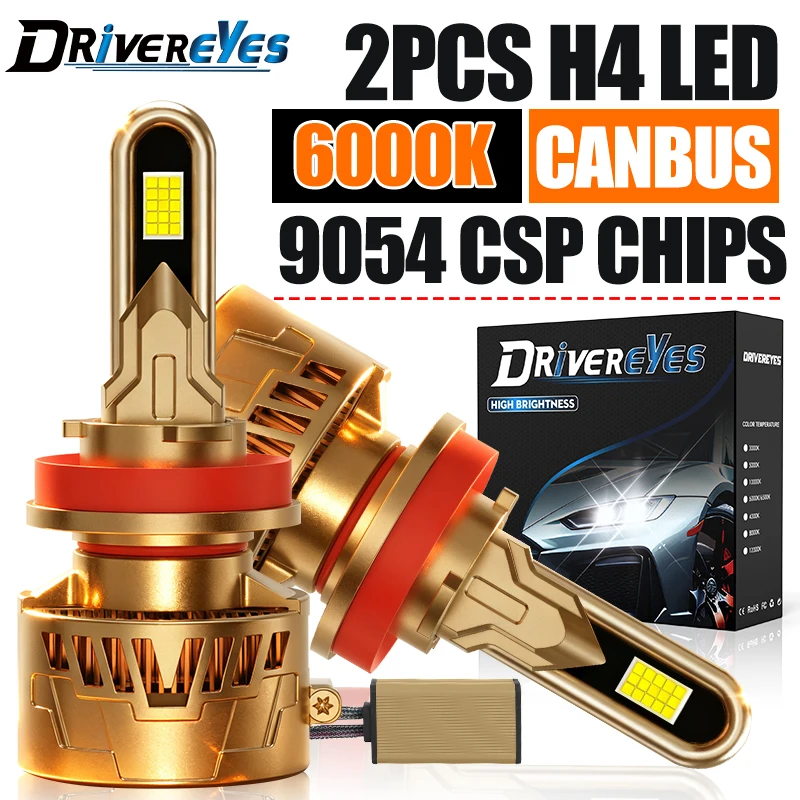 الترا برايت K5C H7 H4 LED المصباح Canbus 9054 CSP H11 H1 9005 HB4 9012 HIR2 880 881 H8 H9 توربو السيارات كشافات سيارة لمبة 2 قطعة