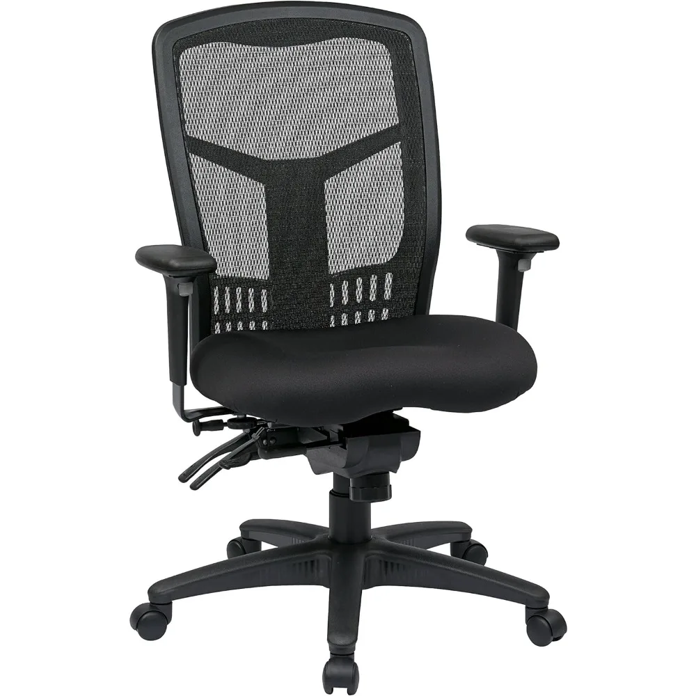 

Breathable Mesh Manager's Office Chair with Adjustable Seat Height, Multi-Function Tilt Control and Seat Slider, High Back