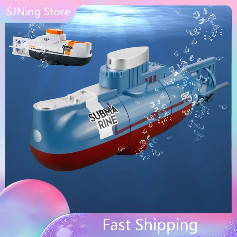 Mini RC Submarine High Speed Waterproof Simulation Floating Model Electric Remote Control Boat Gifts Toys for boys