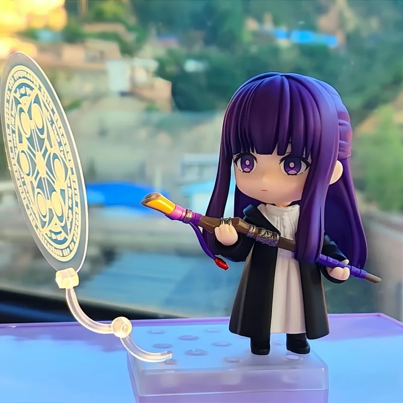 New 4 Inch Anime Q Version Action Frieren Feilun Cartoon Figure Movable Model Doll Set Toy Collection Ornaments Birthday Gifts