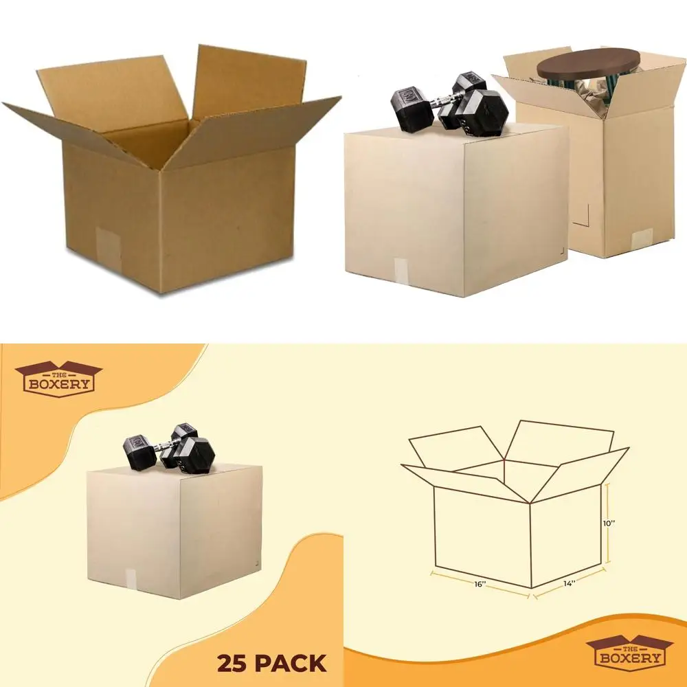 

Коробки из гофрированного картона 12x12x12 — оптовая упаковка из 25 штук для доставки и хранения вещей